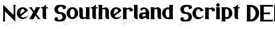 Next Southerland Script DEMO字体转换